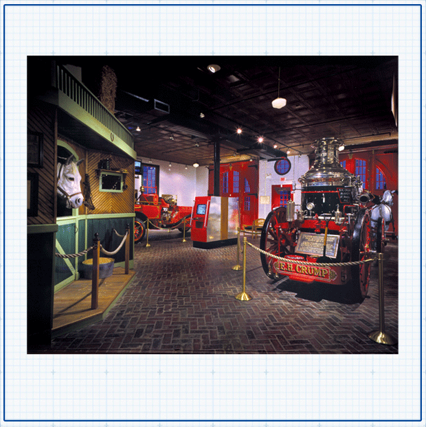 Exhibit design and graphics for the Fire Museum of Memphis